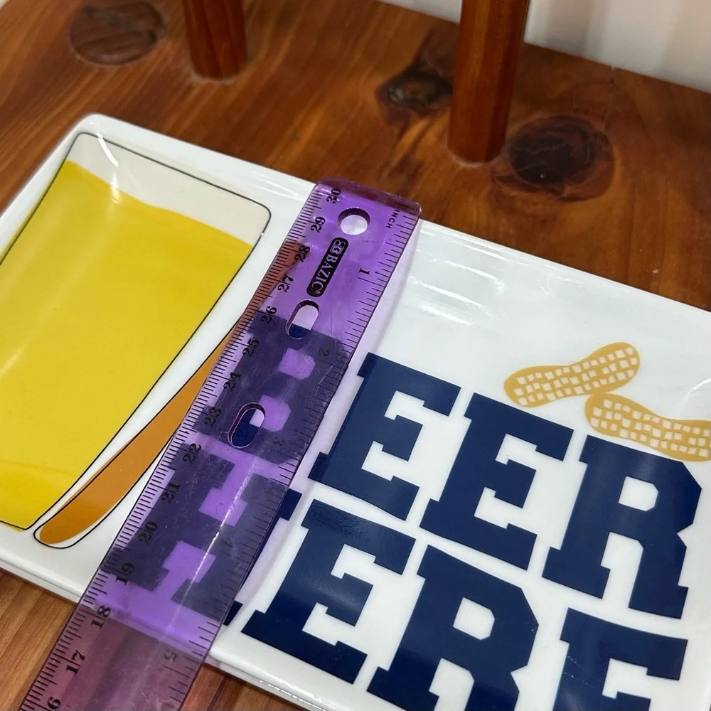 Set of 2 Crate & Barrel Beer Appetizer Plate
